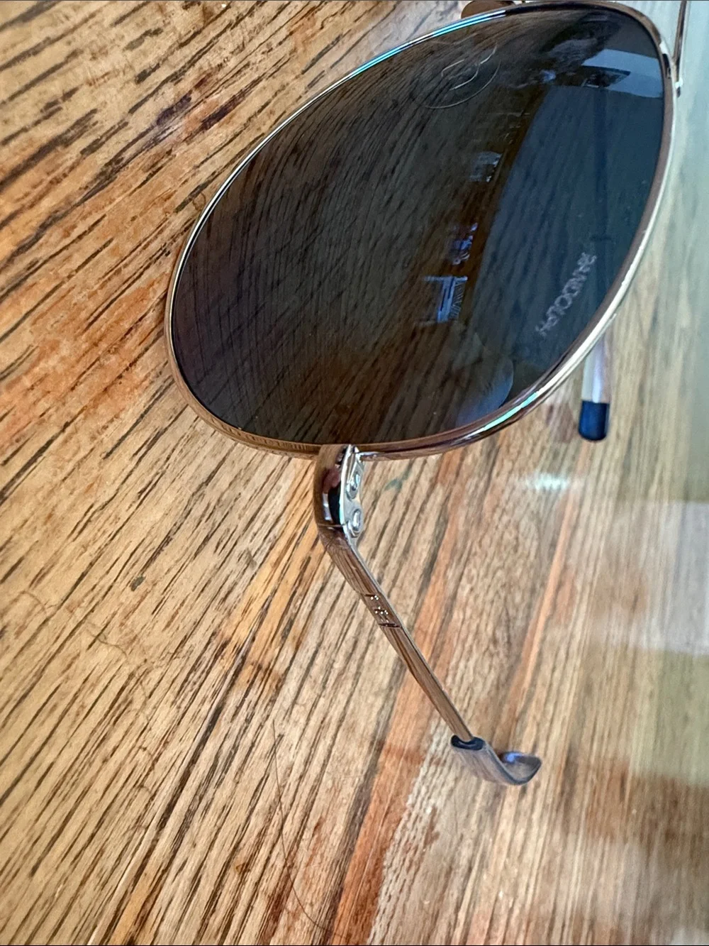 RE Concorde - 23k White Gold & Cobalt - XL (64mm) / Polarized Sunglasses